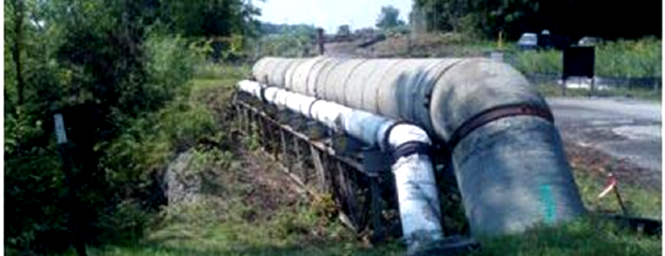 Temporary Pipe Bridge Support-Syracuse