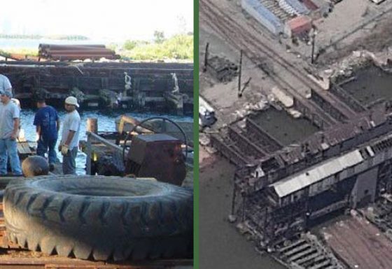 Lift Bridge Footing Repair