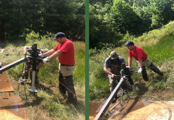 Cashiers North Carolina Hand Held Walkway Project